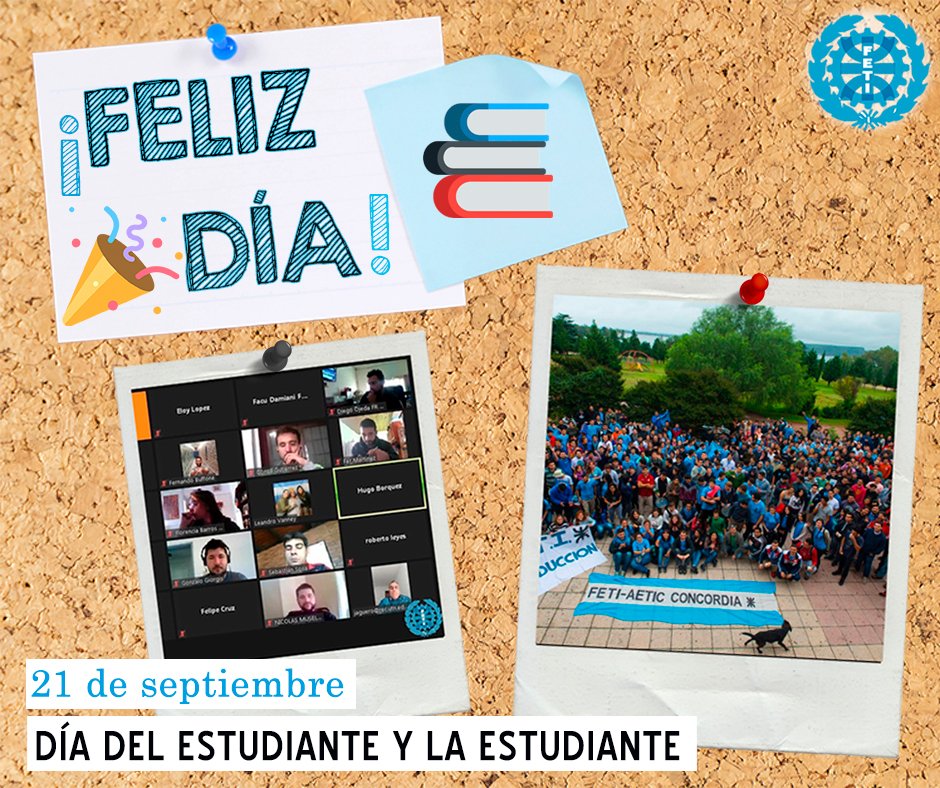 fetinacional's tweet photo. DÍA DEL ESTUDIANTE Y LA ESTUDIANTE 🙋‍♂️🙋‍♀️
⠀⠀⠀⠀⠀⠀⠀⠀⠀
¡Feliz día del estudiante! Pero un saludo especial a los estudiantes de nuestra comunidad uteniana, los que día a día le dan vida a nuestra  agrupación y a esta Universidad. https://t.co/n5VIOPzVaF