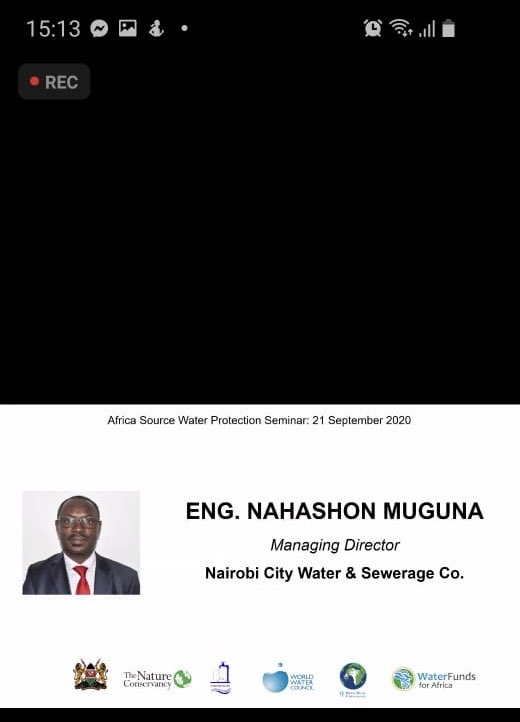 NairobiWater's tweet photo. The company continues to collaborate with the community and other partners  towards the conservation and protection of the environment 
#AfricaSourceWaterProtectionSeminar @minwater_sani @Environment_Ke @WaterFundAfrica @WaterForum9 @Nature_Africa @AfWA_AAE https://t.co/mkEtSVlAjN