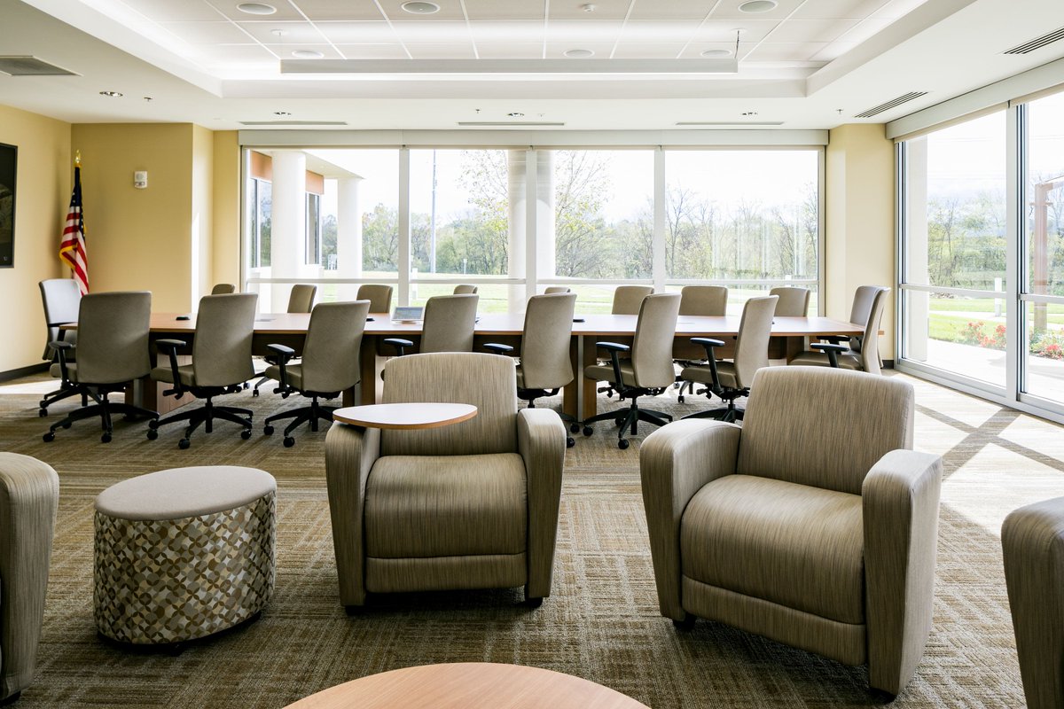 For #worldgreenbuildingweek, we highlight our work at <a href="/claytonhomes/">Clayton</a> headquarters in Maryville. The spaces include a 250-seat dining area, meeting and board rooms and fitness areas. #jai_designed_industrial #actonclimate #greenarchitecture #greendesign #sustainabledesign