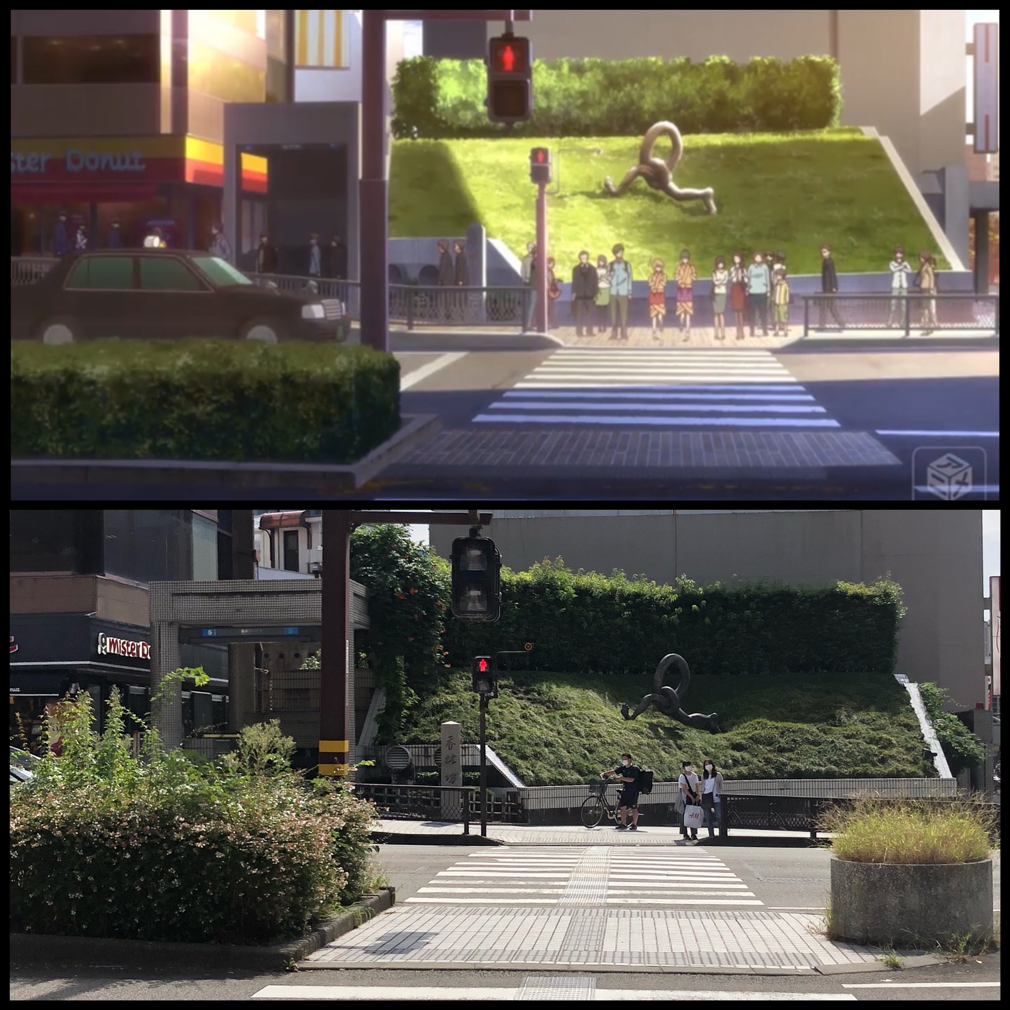 さあへ 劇場版 花咲くいろは 聖地巡礼 金沢駅 香林坊 大和 9年経ってもそのまま まこちとおはなちゃんが 花咲くいろは Hanairo T Co V0jlemkez6 Twitter