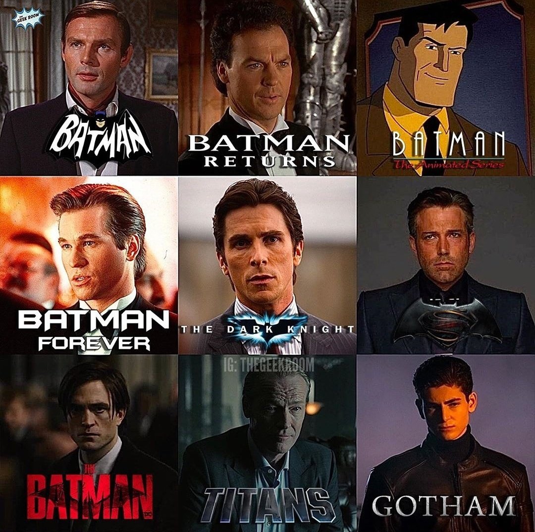 Cual es tu versión de Bruce Wayne favorita?