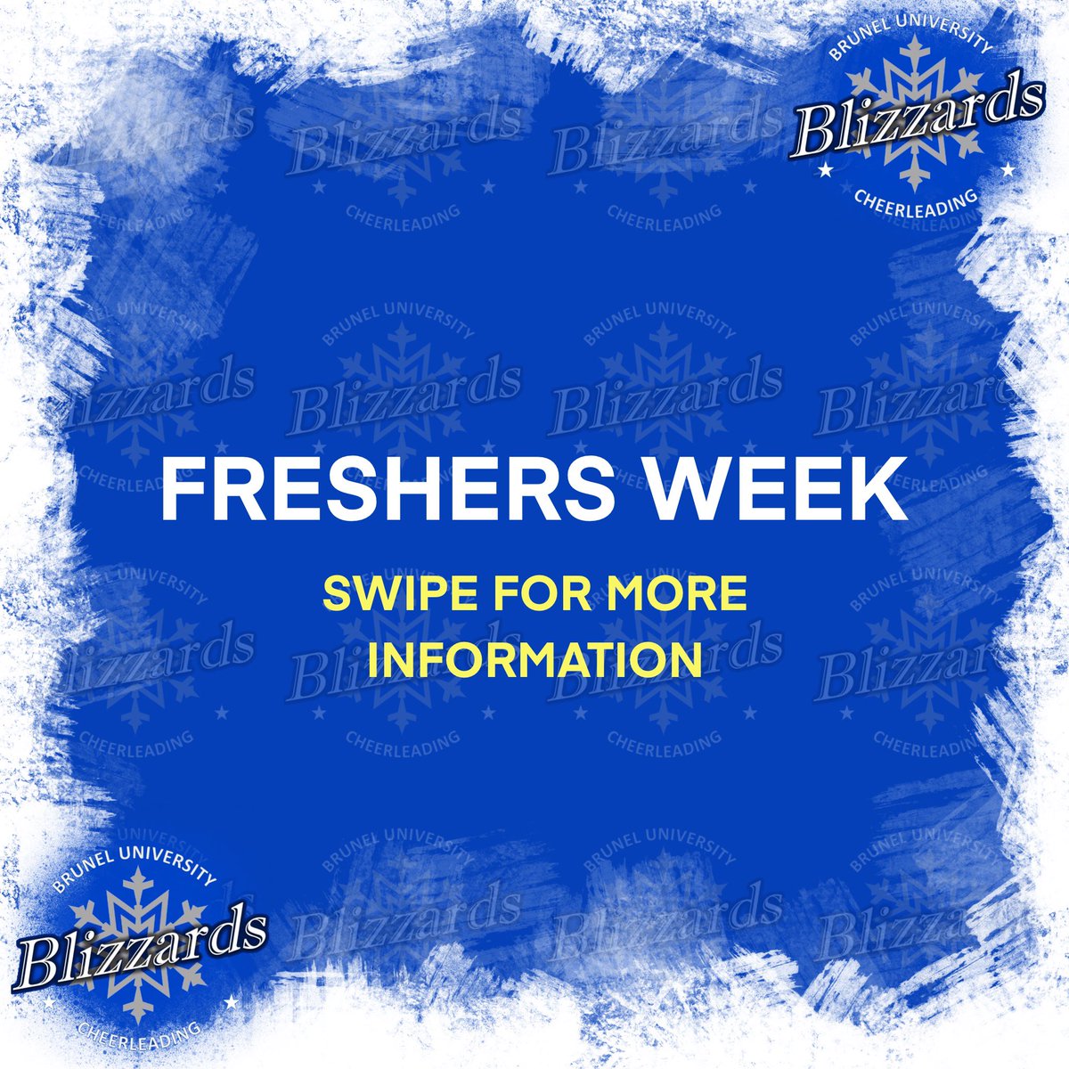BruBlizzards's tweet photo. ✨FRESHERS WEEK ✨
Everything you need to know about freshers week is in this post, including sessions taking place, times, locations, access codes, what you need etc!! 

Don’t miss out 🙅🏻‍♀️
If you have any questions, dm us📲

See you soon!!💙🥰 https://t.co/8p0Q2O62r6