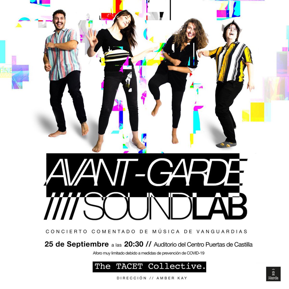 TacetCollective's tweet photo. 🔳 ¡Estrenamos Twitter con grandes noticias! 🤩 Gracias al programa de #reactivosculturales del @ayuntamientodemurcia, este viernes a las 20:30 estaremos en @puertasdecastilla presentando nuestro concierto AVANT-GARDE SOUNDLAB 🔲
#culturamurcia #contemporarymusic #soundart https://t.co/X2eNg23Vot