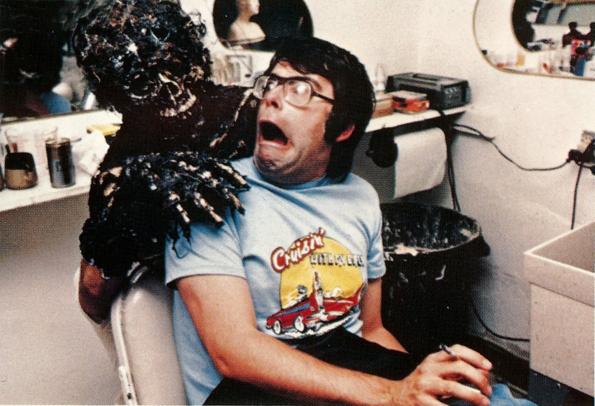 HorrorCarnival's tweet photo. Happy Birthday, Stephen King! You're one of America's greatest storytellers.

"I'll try to terrify you first, and if that doesn't work, I'll horrify you, and if I can't make it there, I'll try to gross you out. I'm not proud." https://t.co/OZur3RCJ5q