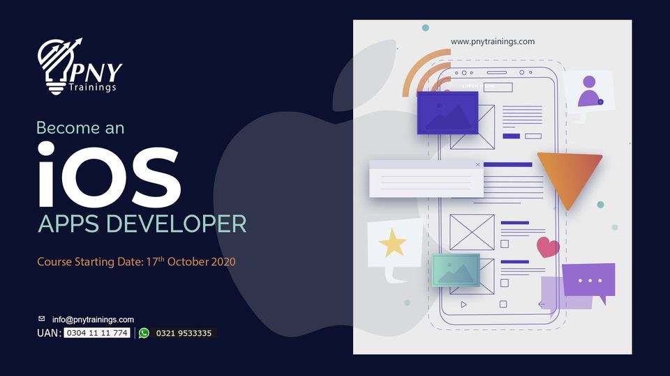 iqraYas98794636's tweet image. Become an iOS Application Developer from Scratch!
* Live Training + Recording Option Also Available 
For further details CALL: UAN# 0304 11 11 774  l  WhatsApp# 0321 9533335
#JoinPny #Ios #IosApplicationDeveloper #Freelancing #LearnNewSkills #OnlineLearning