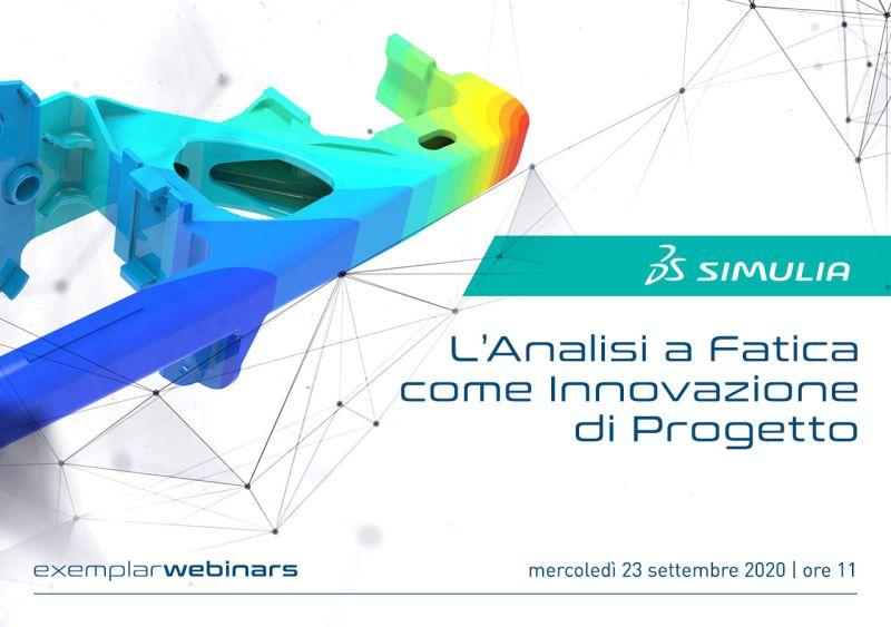exemplar_srl's tweet photo. L'Analisi a fatica come innovazione di progetto,
Mercoledì 23 Settembre ore 11:00 Relatore: Mauro Parodi 
https://t.co/P97sIzeuvi Iscriviti al nostro webinar! #FatigueTesting #Simulation #CAE #NVH #SIMULIA https://t.co/dmX3mKYS1W