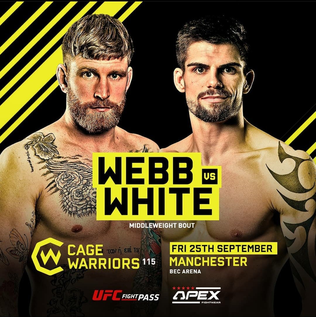  #CW115  #THETRILOGYBEC Arena, Manchester Prelims 7.30pm / Main 9pm  @UFCFightPass  Ian Garry (Team KF) vs George McManus Decky McAleenan (Team Torres BJJ) vs Adam Ventre/ James Webb (Team KF) vs Craig White