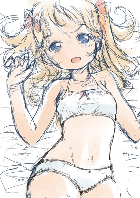 寝そべりちゃん #オリジナル https://t.co/RajcmfEeEG 