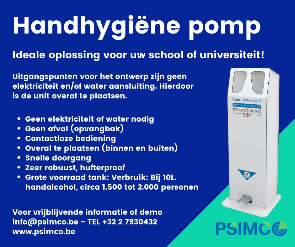 Ideale oplossing voor de dagelijkse frustraties met de handpompen te verhelpen:

- Sta u ook steeds voor een lege pomp?
- Batterij leeg of werkt niet.
- Vuile boel op de grond

Wacht niet langer en neem contact voor deze betaalbare en duurzame oplossing.