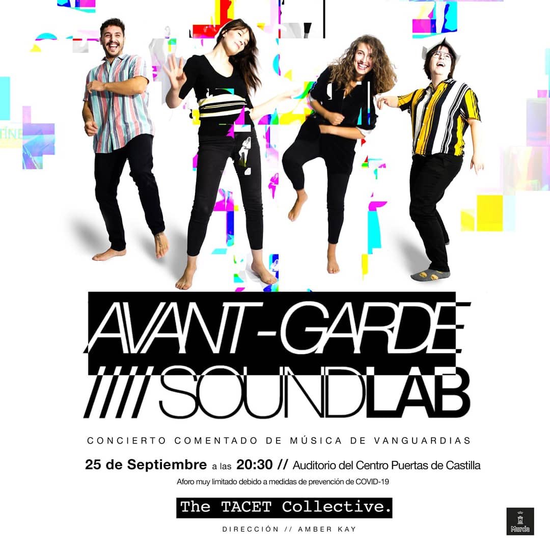 Puertasdcastill's tweet photo. Gracias al programa de #reactivosculturales del @AytoMurcia, este viernes día 25 a las 20.30h acogeremos AVANT-GARDE SOUNDLAB. Un concierto comentado de @TacetCollective que incluirá piezas de compositores como Erik Satie, John Cage y Steve Reich. #culturamurcia #soundart https://t.co/1Ocygo319N