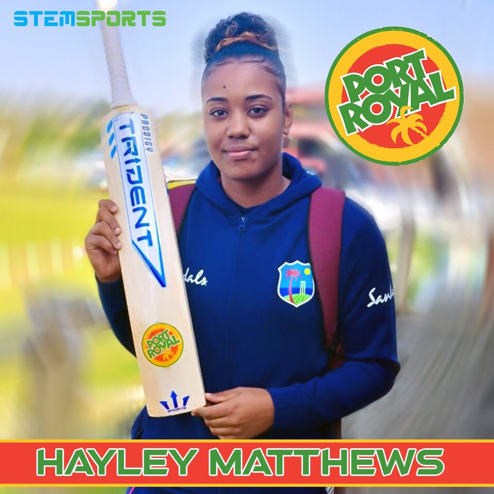 Stemsports1's tweet photo. Announcement: Our client @MyNameIs_Hayley will be sponsored by @PortRoyalLondon during the West Indies vs England IT20 series 🏏🥳✊
#Cricket #WIvsENG #WomensCricket #PortRoyal #HM50 #Announcement #Brokered #Deals #StemSports https://t.co/ba96U0IG8O