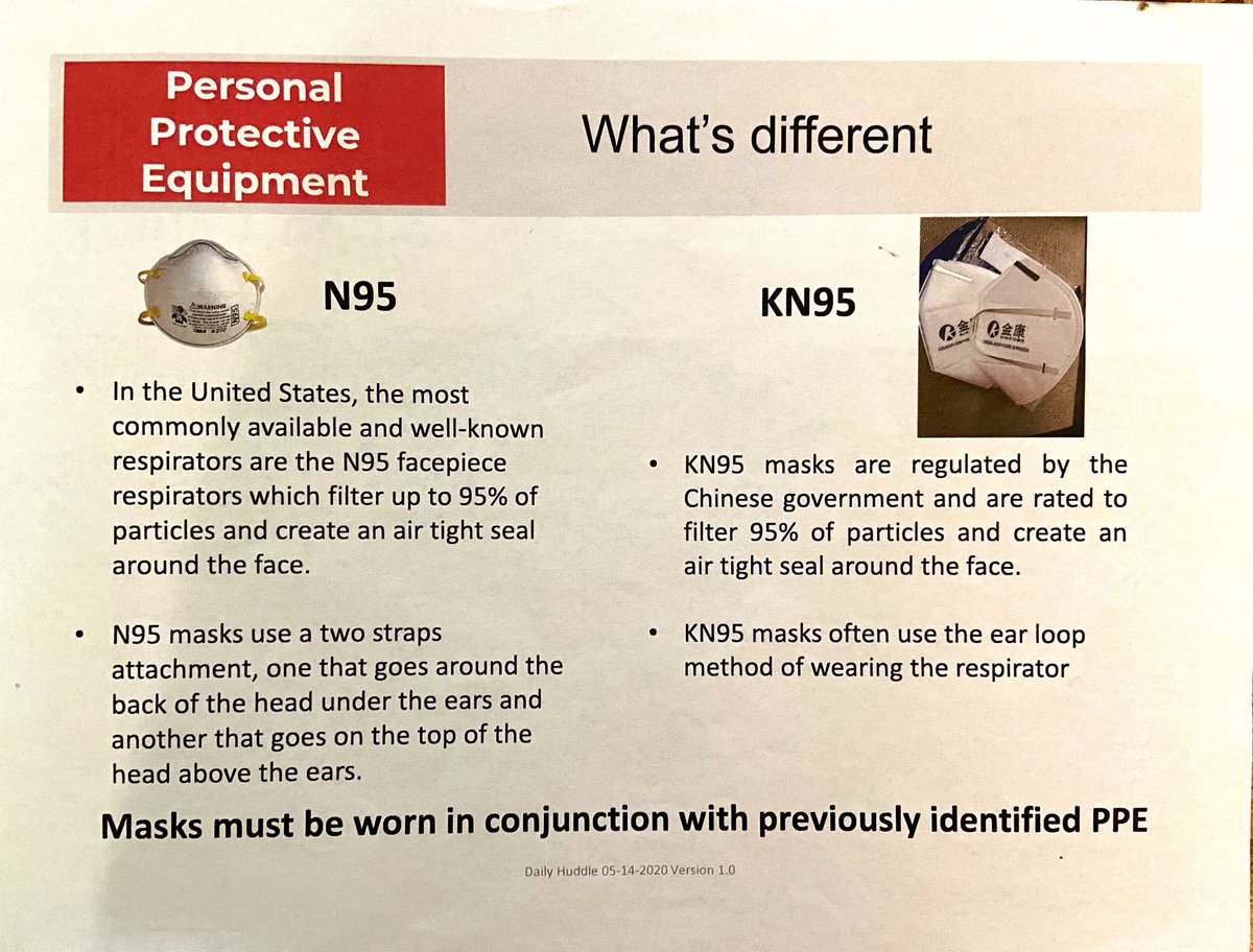 6/ She returned in June, after CSL distributed masks it said were just as good as the elusive N95 respirator, which filters out 95% of particles that could carry the virus. They were the Chinese KN95s ...