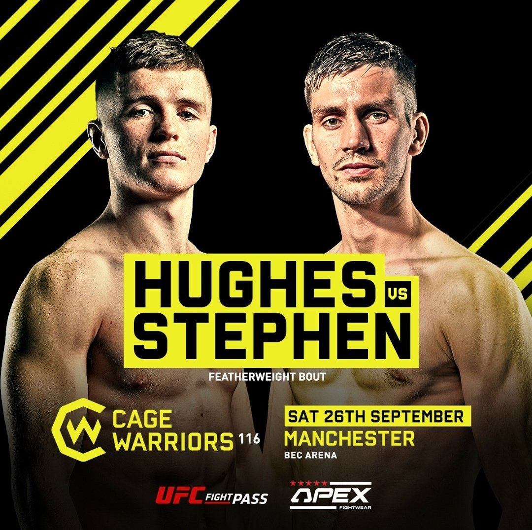  #CW116  #THETRILOGYBEC Arena, Manchester Prelims 6.30pm / Main 7.30pm  @UFCFightPass  Kyle McClurkin (FAI) vs Christian Leroy Duncan Paul Hughes (FAI) vs Aidan Stephen