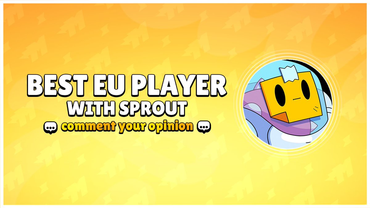 This is the last thrower!!

Who is the best Sprout in Europe??