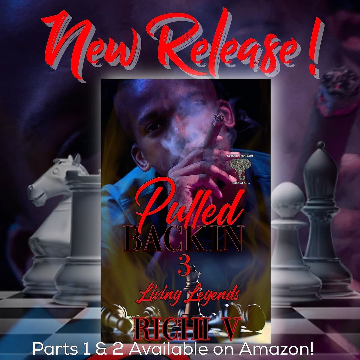 uniqueC2020's tweet photo. Have you read Pulled Back In 1&amp;2?

Don't Miss the banging Part 3 

A Living Legends!

 ❤🖤 New Release🖤❤ 

To Amazon Kindle!

By: Richi V

Pulled Back In 3⤵⤵⤵ https://t.co/8aG5QXUCy4

#blackauthorsmatter
#blackwrittersmatter
#readersoftwitter
#booksoftwitter
#UCPauthors https://t.co/Er77GA2YXp