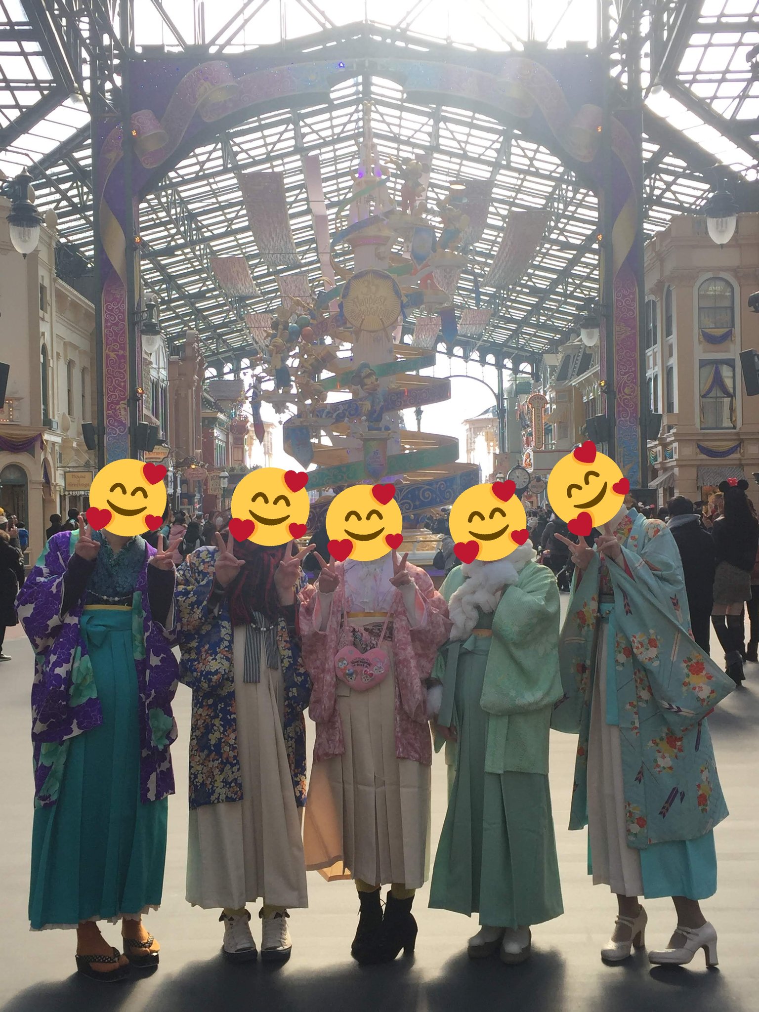 梅乃 去年の袴ディズニー 着物ディズニー 袴 T Co Dtimkyrdva Twitter