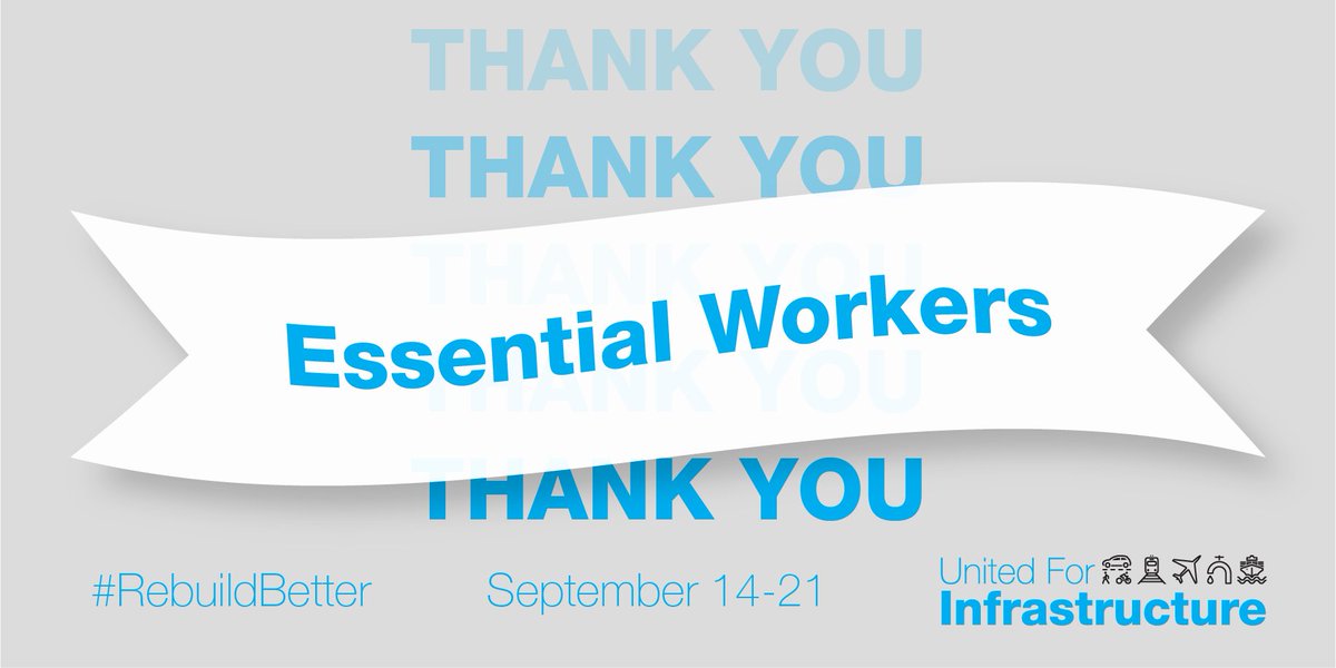 ReWaGVL's tweet image. Everyone relies on infrastructure to keep us safe, our communities thriving, and help our economy run. It&apos;s important to remember that our #essentialworkers make it all possible! @United4Infra #RebuildBetter #UnitedforInfrastructure #purelyrewa #wastewaterinfrastructure