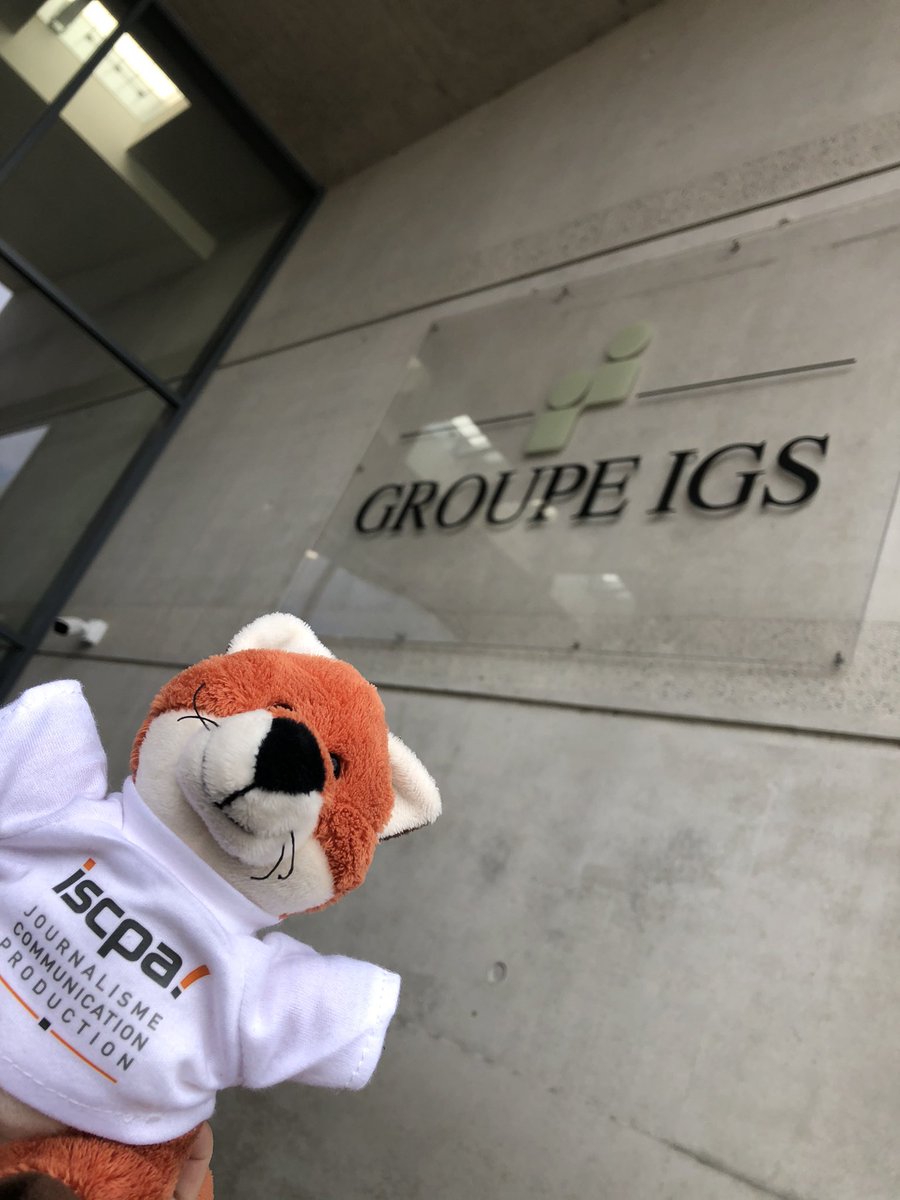 Aujourd’hui, nous avons eu le plaisir de rencontrer une partie du service Marketing-Communication du @GroupeIGS 📌 Brice Danthez, @MarieJutigny <a href="/SVendram/">Sandra Vendramini</a> et Cédric Malroux dans le cadre du #TourEmedia2020 📚. <a href="/RookieIscpa/">Rookie</a> a tenu à ne pas manquer cet événement! 🦊 #teamiscpa