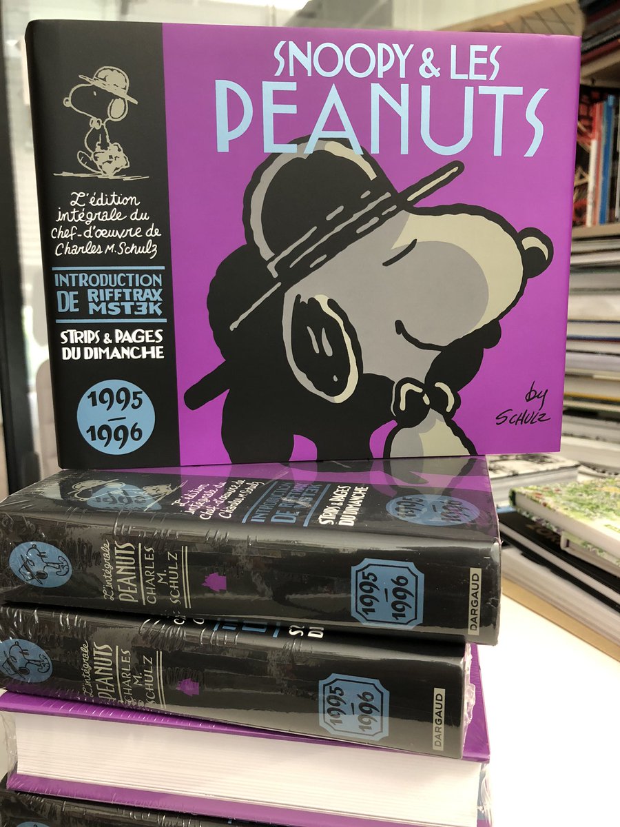 Arrivée du jour !
« Snoopy & les Peanuts, 1995-1996 », de Charles M. Schulz, vingt-troisième volume, en librairie en octobre @EditionsDargaud