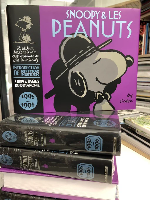 Arrivée du jour !
« Snoopy &amp; les Peanuts, 1995-1996 », de Charles M. Schulz, vingt-troisième volume, en librairie en octobre @EditionsDargaud 