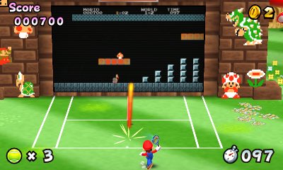 Mario Tennis Open (2012) Awarded for playing special minigames. Galaxy Rally and Super Mario Tennis are the games you can earn coins in to help buy tennis equipment. Like the other sports games, standard design and simple use. 7/10. coins go weeeeeeee