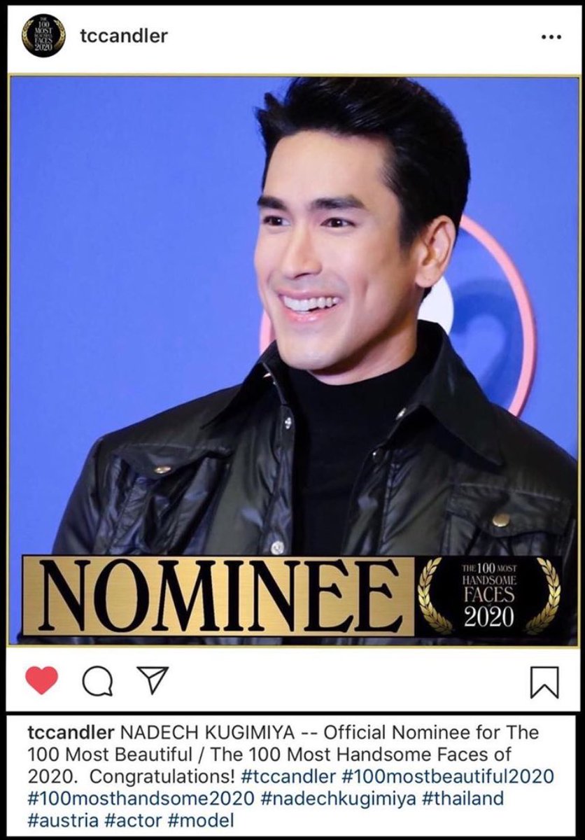 Hi guys! Let’s not forget to vote for NADECH KUGIMIYA in TC Candler as The Most Handsome Face of 2020.To vote, please LIKE and COMMENT why Nadech is the most handsome man for you. LINK IS HERE:  https://www.instagram.com/p/CEIOgVcnaIm/?igshid=1dkkkxbb8ik2n THANK YOU!  #ณเดชน์คูกิมิยะ  #ณเดชน์  #nadech