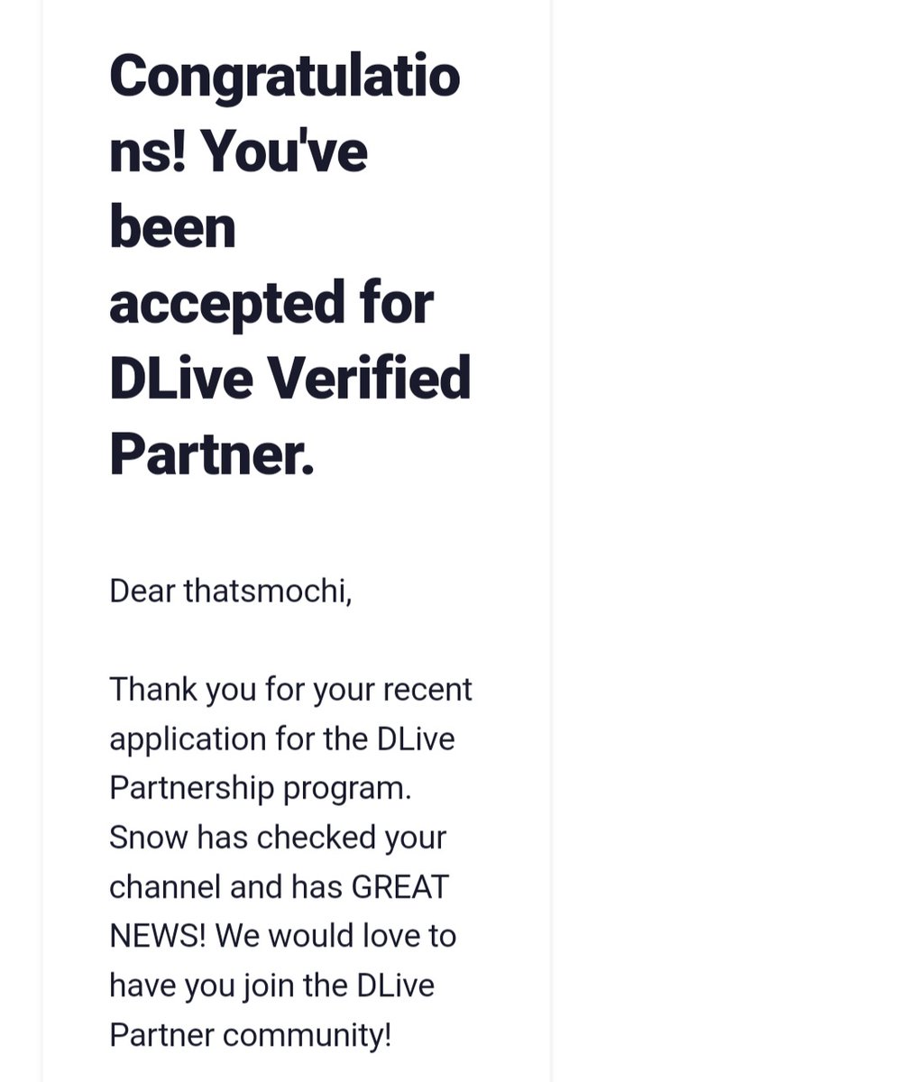thatsmochi's tweet photo. What a wonderful day ☺.
@OfficialDLive #verifiedpartner #goodvibes #achievements https://t.co/nl5eOFQQAs