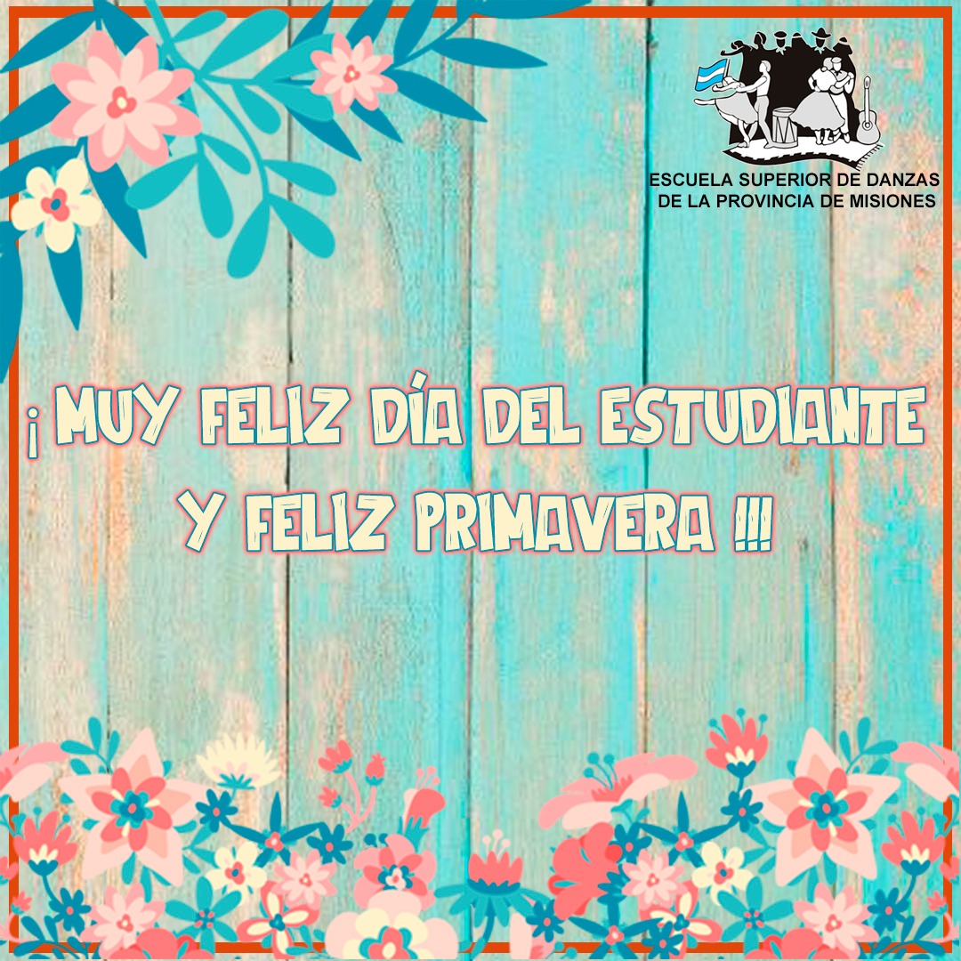 Feliz día a nuestros queridos Estudiantes🎊💐🌈