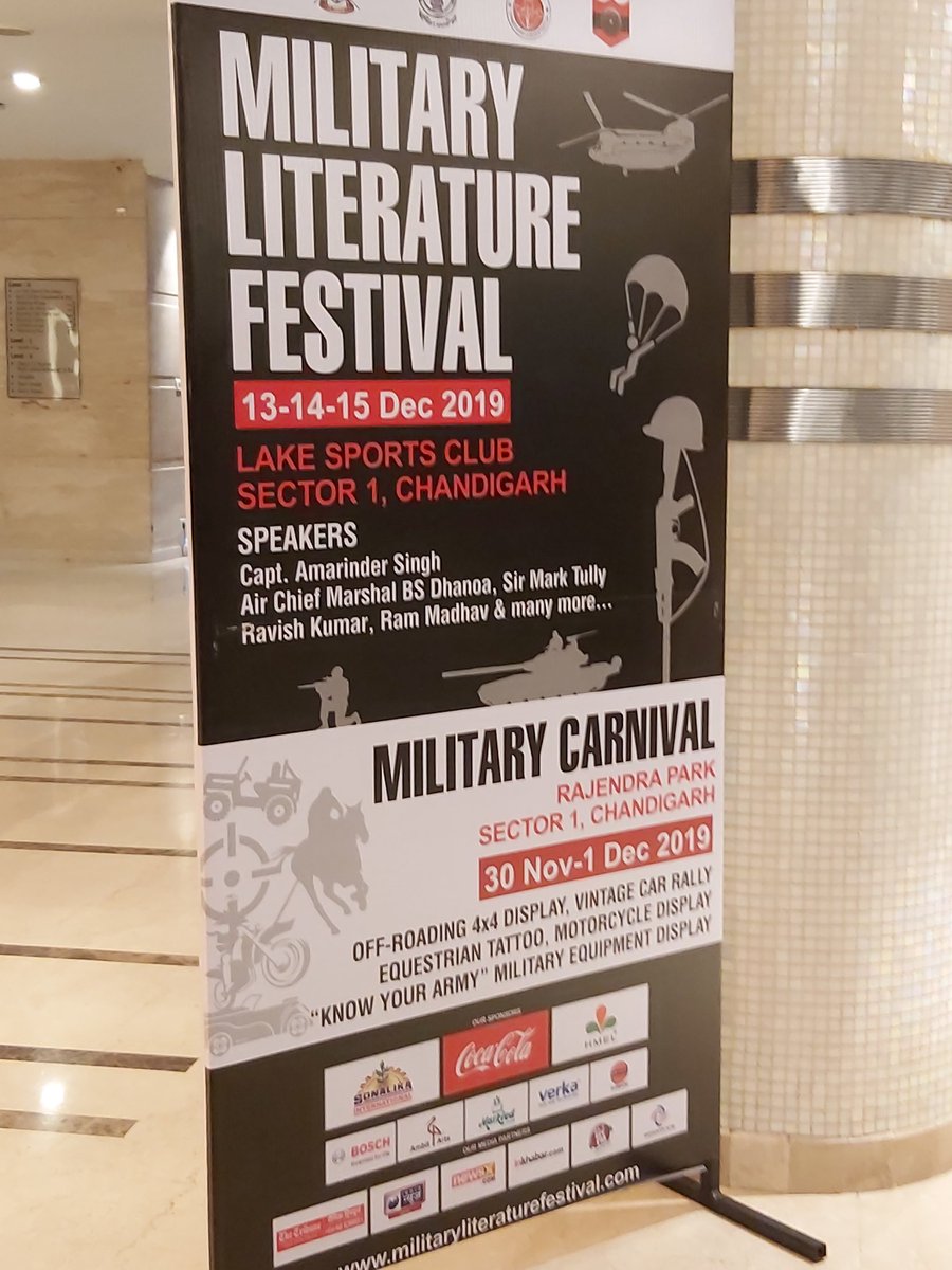 veewalkerwrites's tweet photo. ...last year #MajorTomsWar was a surprise prizewinner at the @societyarmy #MilHistFict awards, a great honour. In December I was invited to speak at the prestigious #Chandigarh #MilLitFest by @MandeepBajwa, its director, and even met @captamarinder, himself an author of note... https://t.co/fxg6A6FK3u
