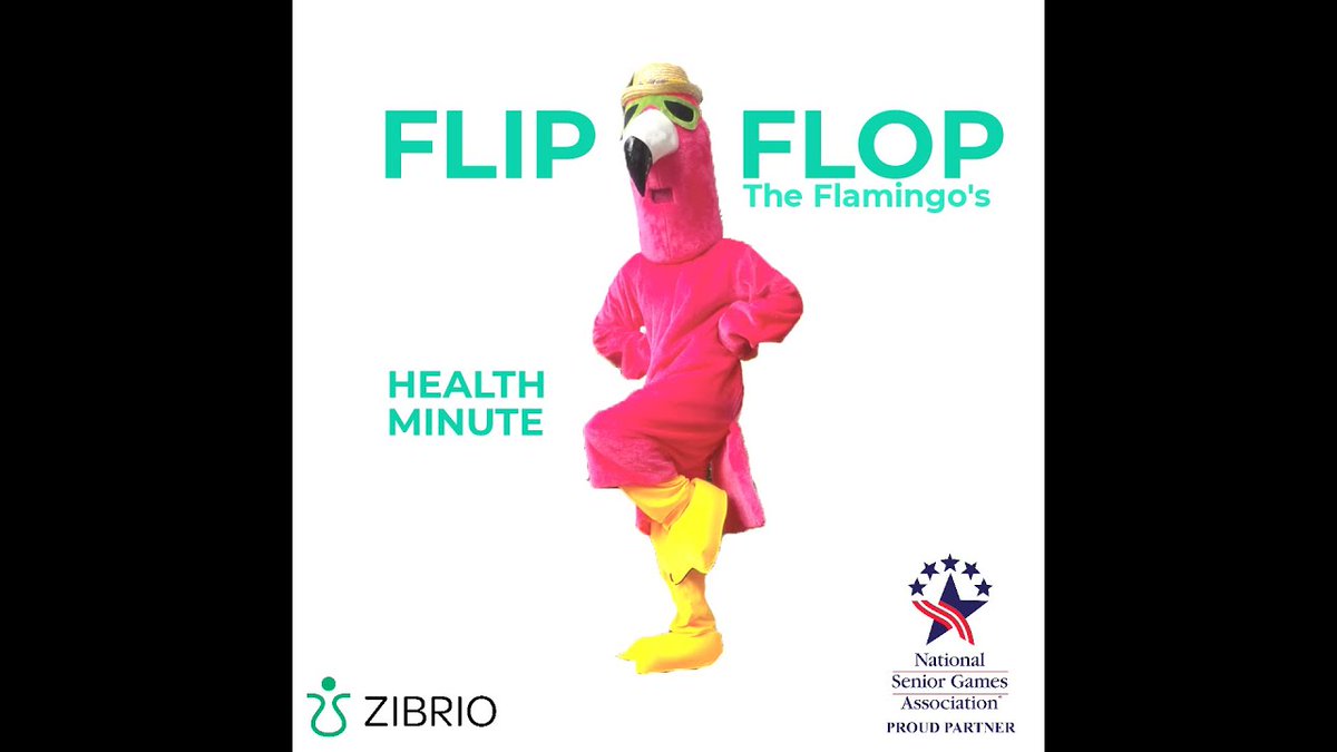 The “Flip Flop Health Minute” returns!  The agile mascot for <a href="/ZibrioBalance/">ZIBRIO</a> shares advice about Medications and their impact on balance. Zibrio is a partner of #TheGames and &amp; knows how to make information fun!  youtu.be/eVHSlAClNRQ   #StayFitSeniors #FallsFree
