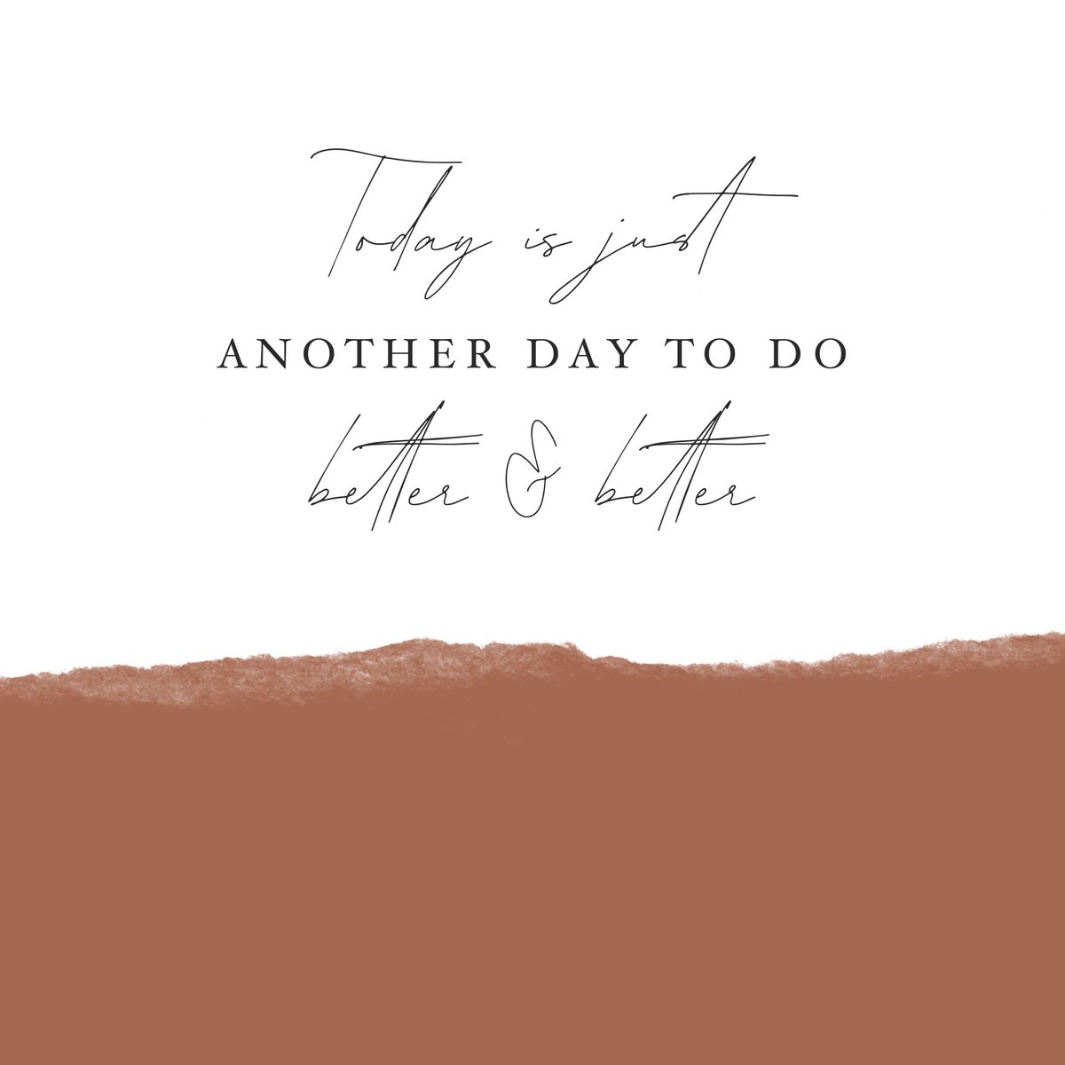 Motivation comes from momentum which means that all growth comes from forward movement what are you taking ACTION on today?