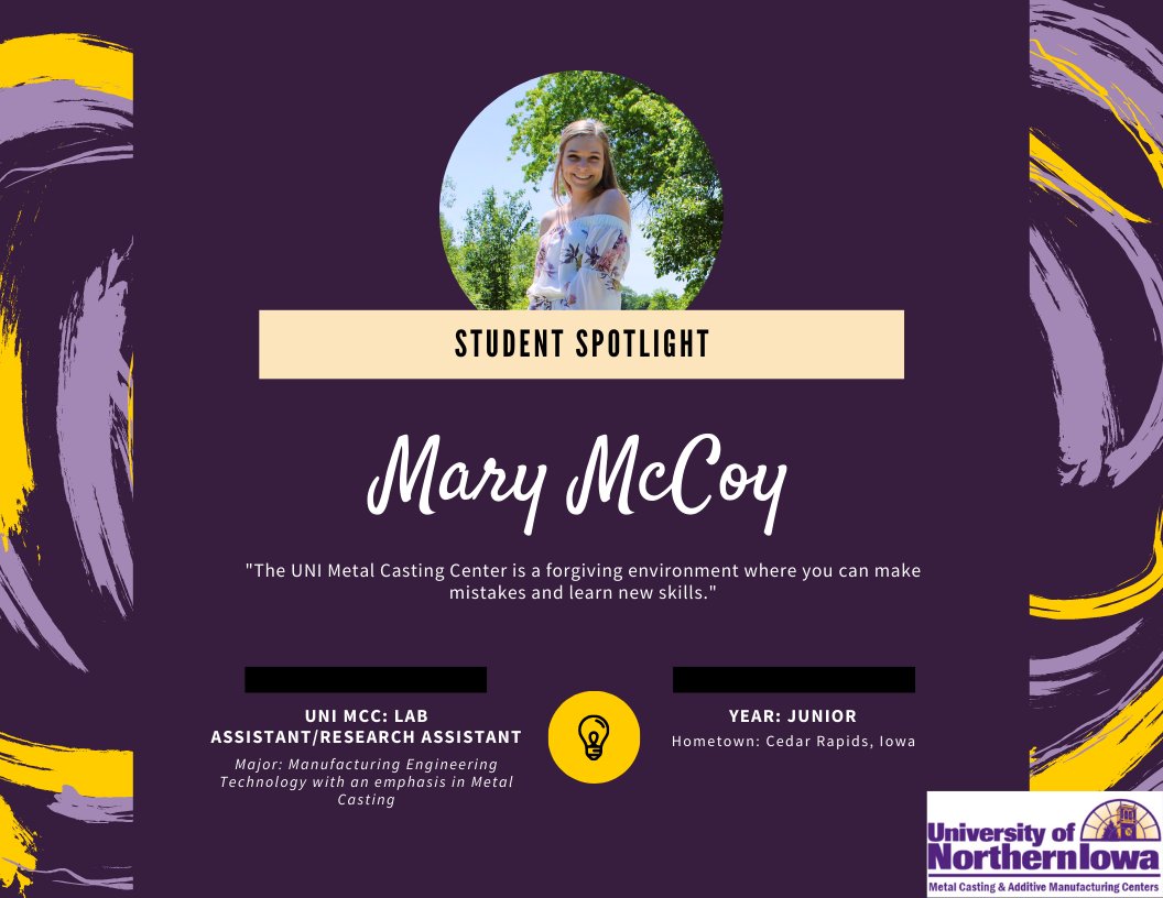 UNI Metal Casting Center tweet media