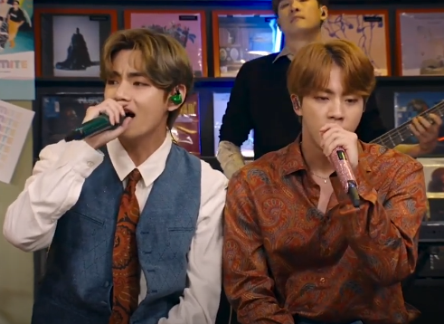 IFarhein's tweet photo. #springday2020 #BTS #ARMY #BTSTinyDesk #BTS_Dynamite #taejinau #TAEJIN #KimTaehyung #KimSeokjin #JINJIN #loveujin 💜💜💜💜💜💜💜 https://t.co/LvRB207mDx