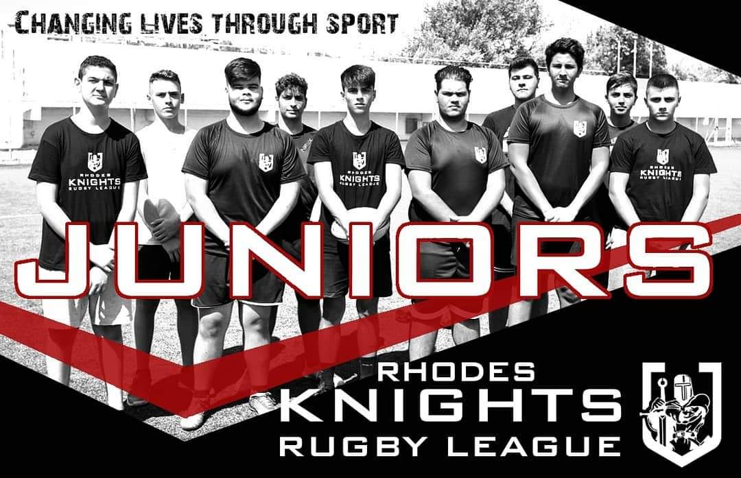 Our first-ever U18s team! Bravo Rhodes Knights! 👏 #RugbyLeague #juniorrugbyleague