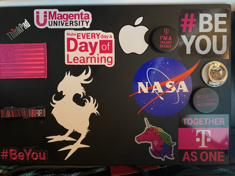 I got my swag for #DayofLearning 2020! The t-shirt is pretty cool and I also got some decals that go with my laptop👩🏻‍💻 looking forward to 9/23! Thank you to #TMobile for the amazing #development prepared for all of us #HRforAll <a href="/TamaraSmith7730/">Tamara Smith</a> <a href="/GeminiKNM/">Kristen Mandery</a> <a href="/RhodaMilam/">Rhoda Milam</a> <a href="/DeeanneKing/">Deeanne King</a>