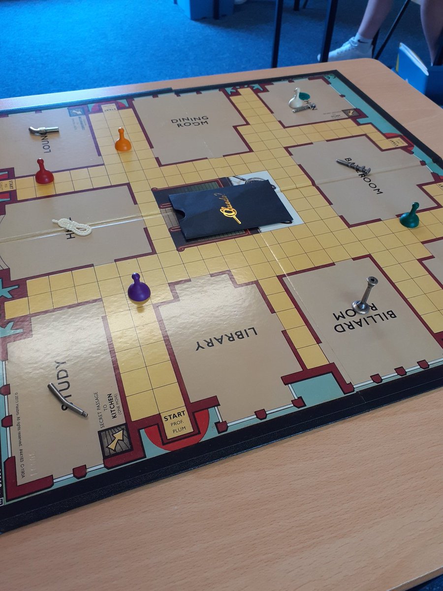 SDPPrimary6_'s tweet photo. Socially distanced Cluedo. Using our problem solving and question skills. Who's done it??? https://t.co/3U7zzPA6lX