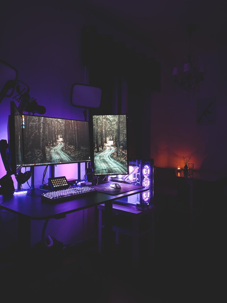 Battlestation pictures, can I see yours? 💜 #battlestation