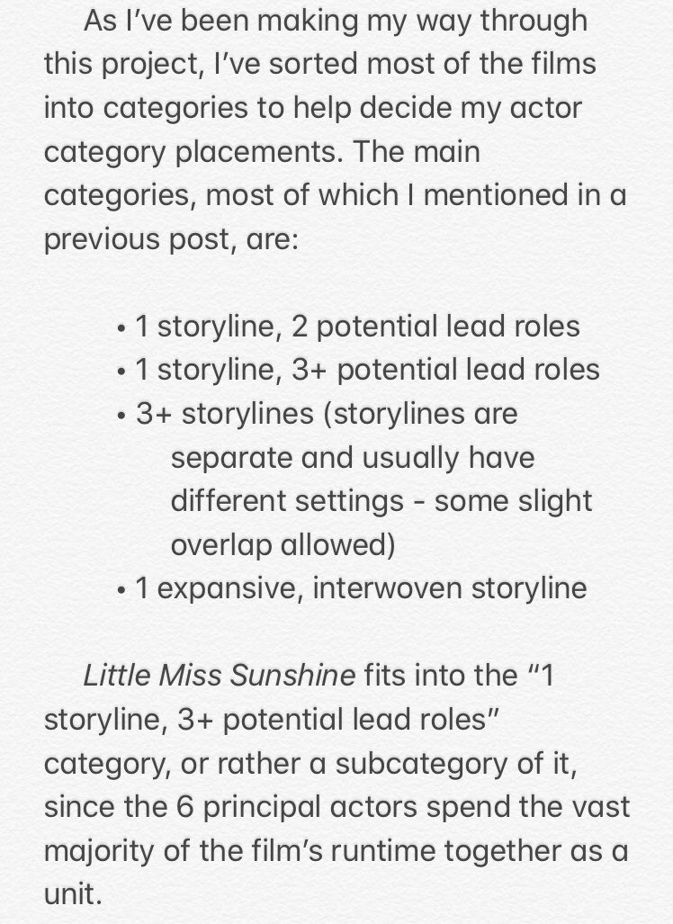 24. Abigail Breslin (Little Miss Sunshine)Nom S, belonged in LScreen time: 33.52%I know it’s an uncommon idea, but I’m of the opinion that this film has five leads. (Please read the attached detailed explanation.)