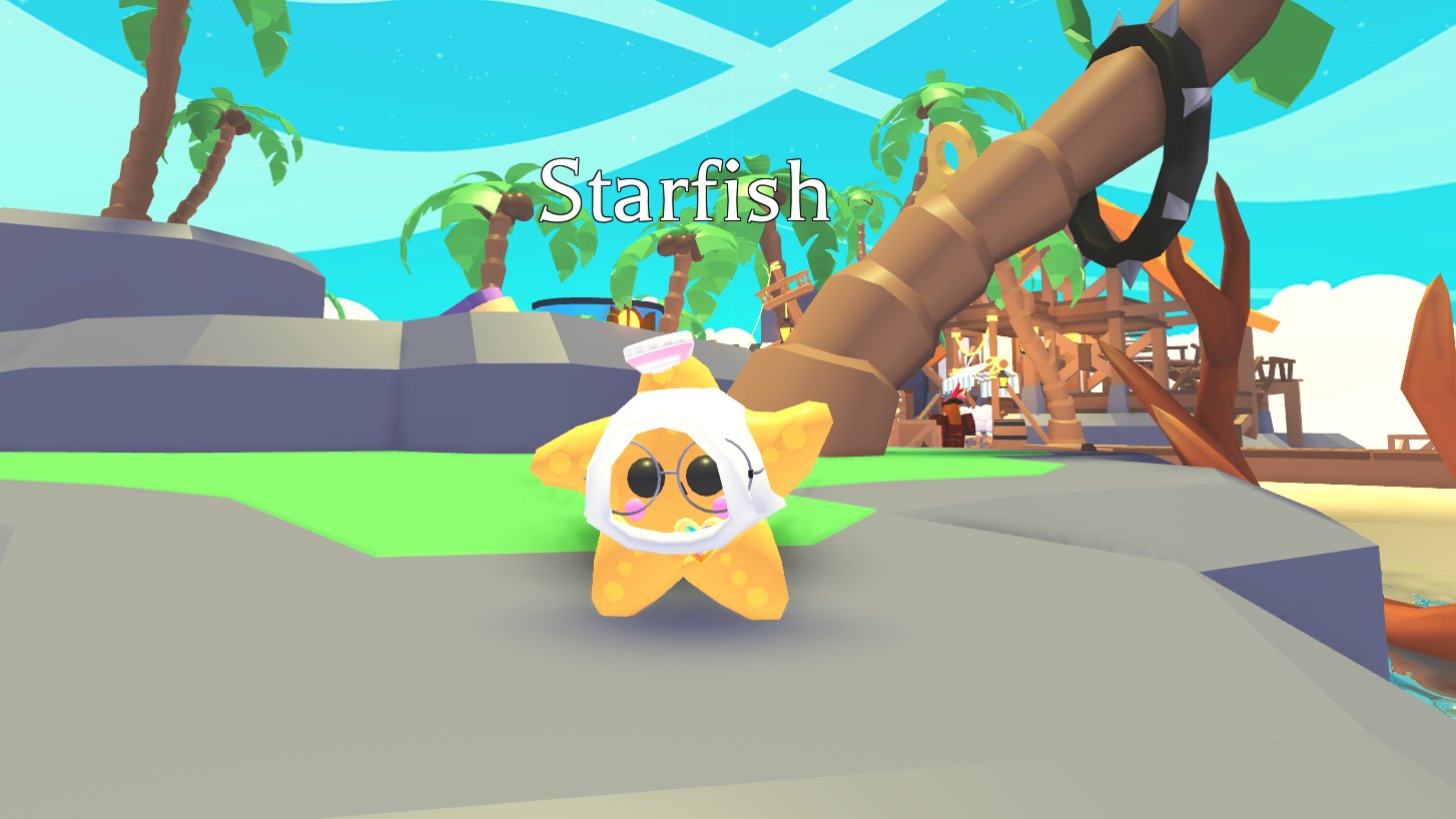 Pet  StarFish Adopt Me - Game Items - Gameflip