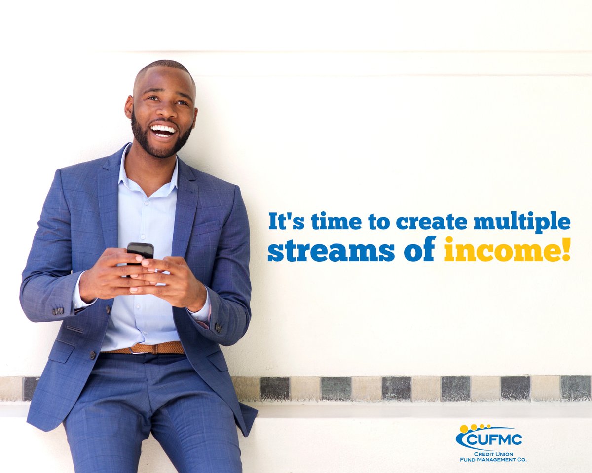 Creating multiple streams of income allows you to be in a better position and if one fails, then you can easily fall back on the other(s). 

CUFMC can help make that a possibility! 
Call (876) 926 7767 NOW! 

#CUFMCyourwealthadvisor #MultipleIncome #financialadvice