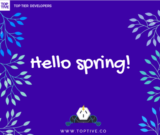 toptive's tweet photo. Hello sping!!🌸🌸🌸

#toptive #toptierdevelopers #spring https://t.co/vEMlE52mQ1