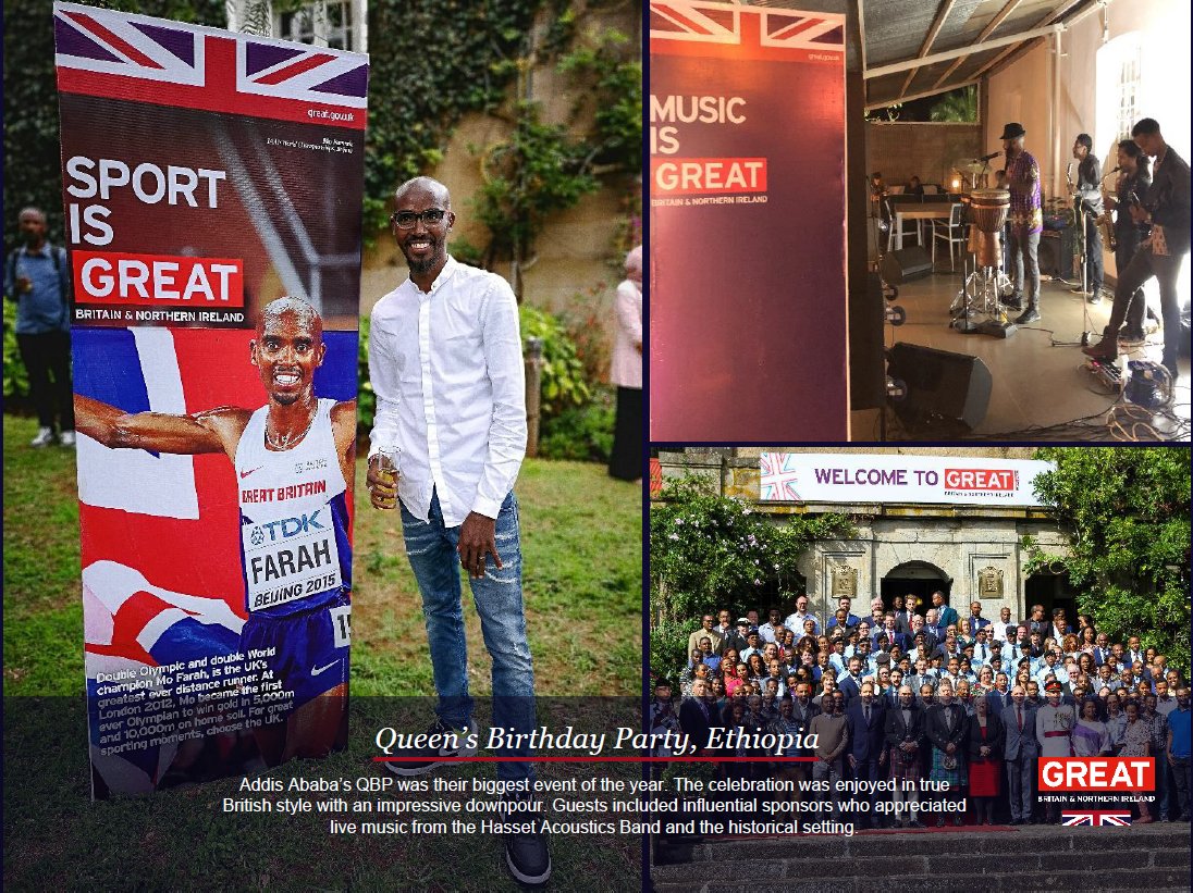ewadesmith's tweet photo. #HappyBirthdayGREAT! As we celebrate the @GREATBritain campaign turning 9 years old today, we remember the tremendous success and pull of the #UK's trade, investment, tourism &amp; education opportunities 🇬🇧 Here are some of my personal favourite @GREATBritain #Africa moments: https://t.co/VvJUfmkcki