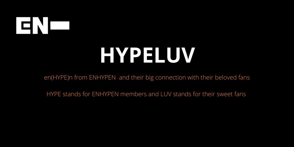 [ #ENHYPEN FAN CLUB NAME SUBMISSIONS THREAD]Here are 4 of the names you guys submitted to our tracker!HYPELUVHypenHypologysKNOT @ENHYPEN @ENHYPEN_members #엔하이픈 #ENHYPEN_FandomName