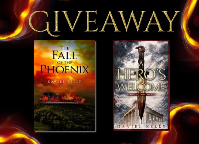 TheFantasyHive's tweet photo. We have kindly been given 3 paperback copies of both THE FALL OF THE PHOENIX & A HERO’S WELCOME by Daniel Kelly to give away! Three lucky people could win a set of both books!
To Enter;
Follow us & @Heroesoftroy
Like + RT
Rules;
International
Ends: 28th September https://t.co/hINZUfmg1T