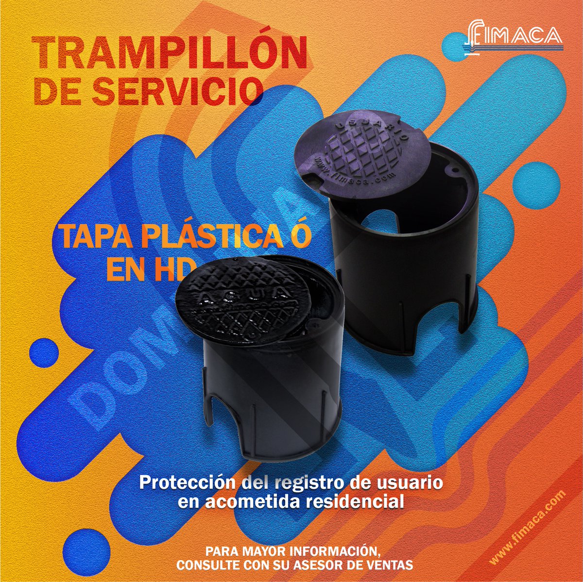Fimaca's tweet photo. Feliz inicio de semana, les compartimos otro producto de nuestra Línea Domiciliaria, el #Trampillón para acometida. #Agua #Válvulas #Cajas #Collarines #Medidores https://t.co/skHg7dNbzC