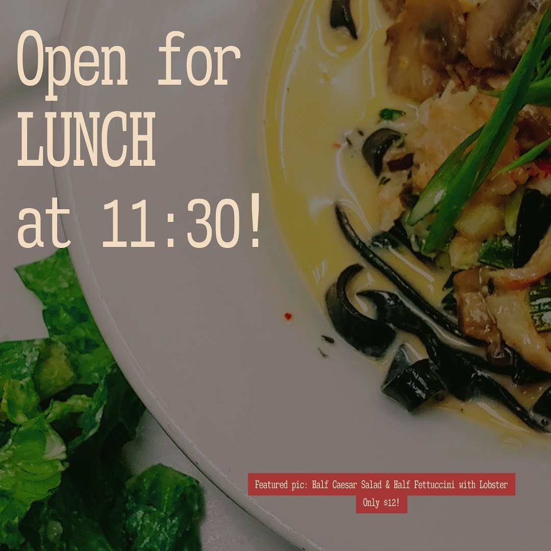 Finally, for the first time in six months, we are open on Mondays again! We in the Lugano Family want to thank everyone who has continued supporting us through this tumultuous time. It means the world to all of us. We hope to see you all here soon for dine-in or curbside!