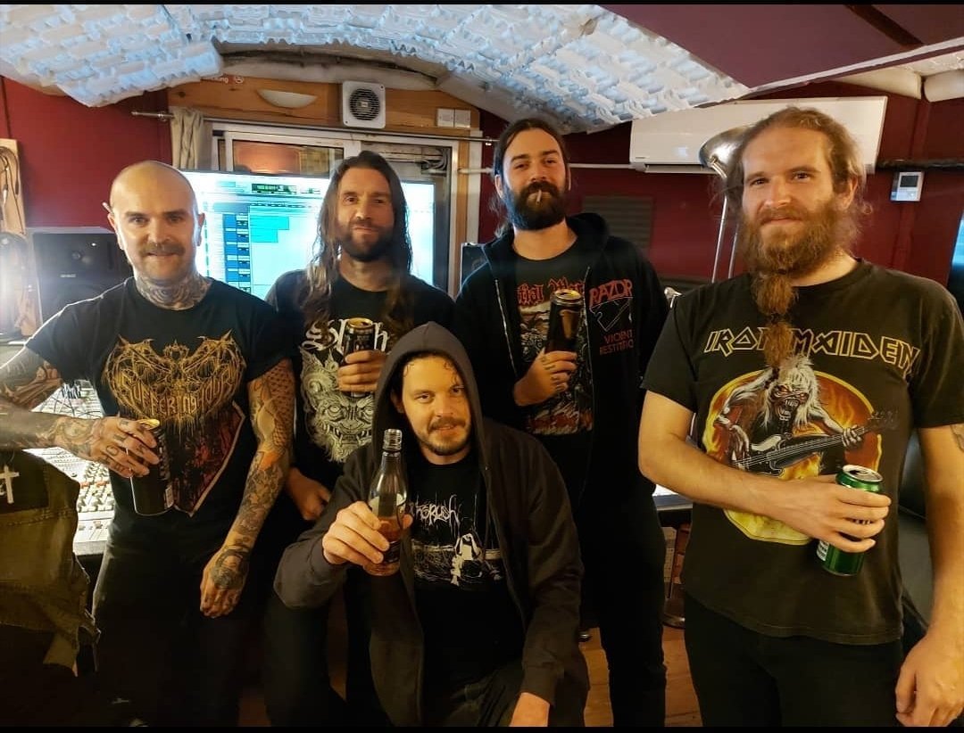 Last_Light_Rec's tweet image. Malthusian songs for a split with Suffering Hour have been recorded. The heft is real.