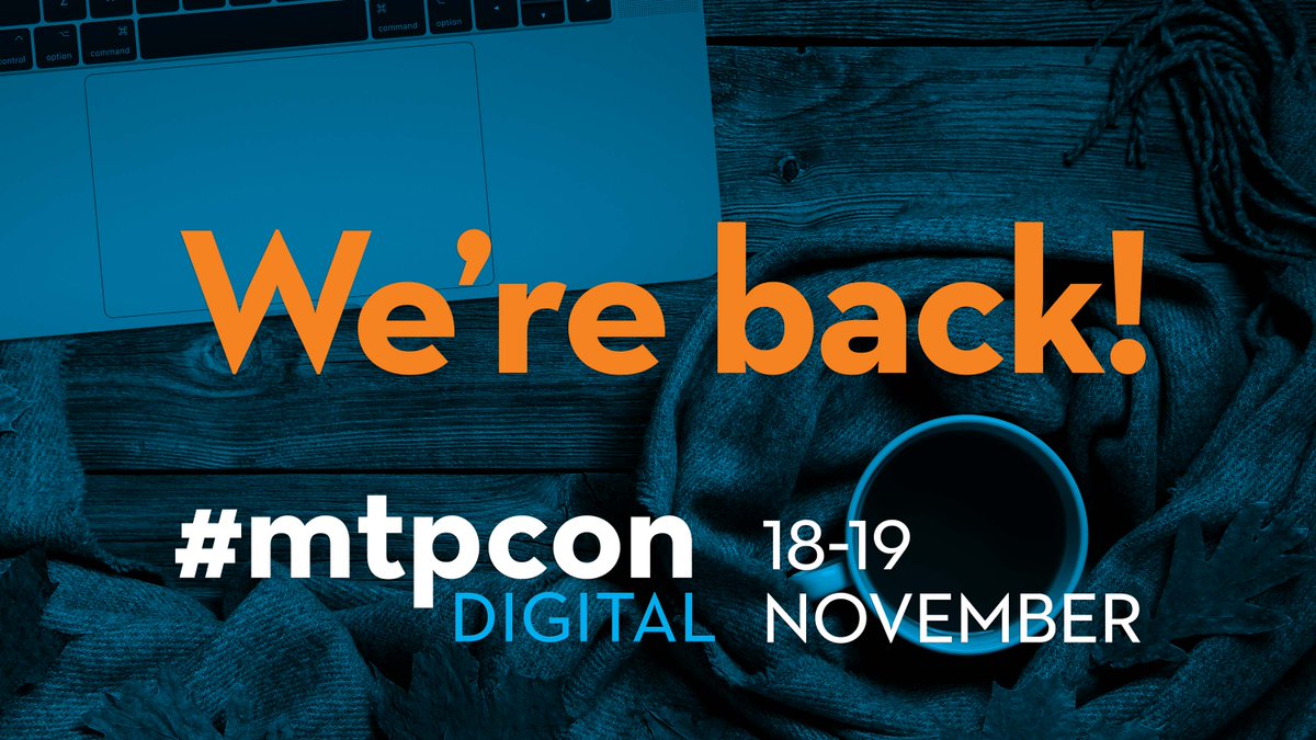 Did you hear? #mtpcon Digital is back!🎉 Since you loved our smash-hit summer edition of #mtpcon Digital *so* much, we’re rebooting the format this Autumn🍂. Join us for 2 days of new product inspiration on Nov 18th &amp; 19th! Early Bird tickets on sale now mindtheproduct.com/digital