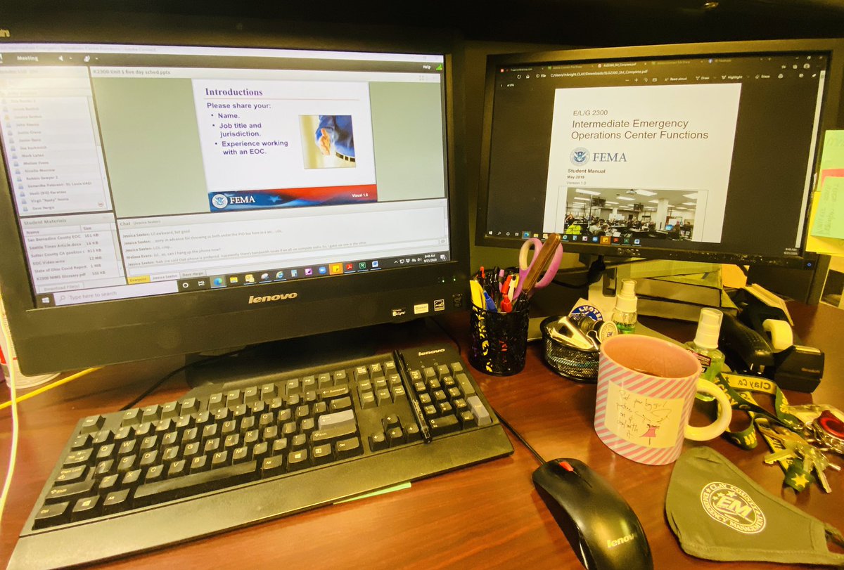 Melissa_Evans91's tweet image. Good morning from the K2300 Intermediate Emergency Operations Center Functions training. 📚#VirtualWorld #VirtualEOC #PlanningP @FEMA_EMI @femaregion7 @MoSEMA_