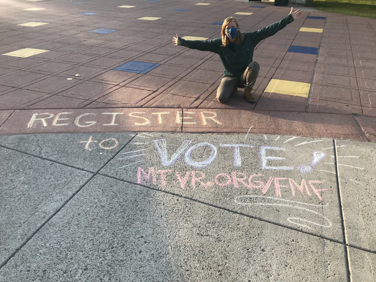 The message: register and make sure your friends are registered to vote! #Top2Bottom on the ballot #Vote2020 https://t.co/bBqvOCkXBH